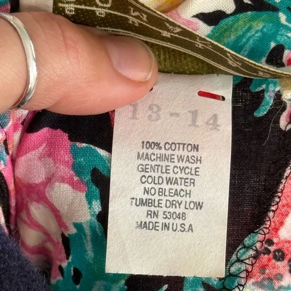 vintage floral puff sleeve midi dress - Picture 8 of 8